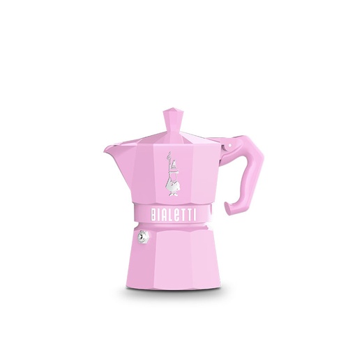 [BIAMOKEXCPIN3-UC4] Bialetti- Moka Exclusive Pink 3 Cup* (9063)