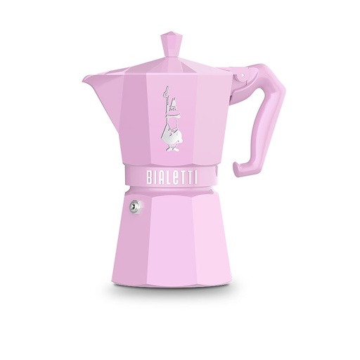[BIAMOKEXCPIN6-UC4] Bialetti- Moka Exclusive Pink 6 Cup* (9064)