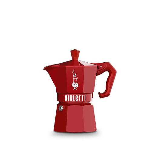 [BIAMOKEXCRED3-UC4] Bialetti- Moka Exclusive Red 3 Cup* (9055)