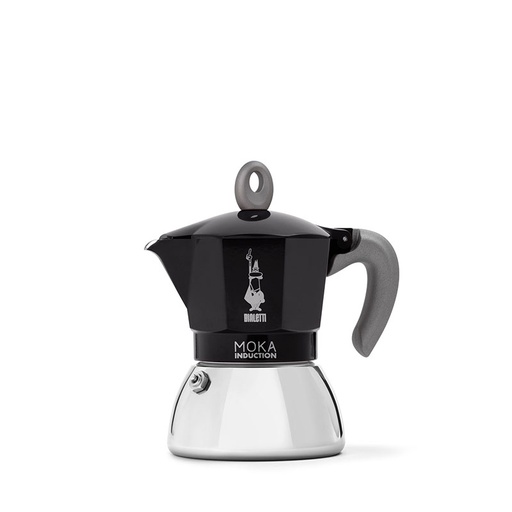 [BIAMOKINDBLK4-UC4] Bialetti- Moka Induction Black 4 Cup* (6934)