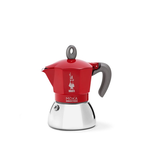 [BIAMOKINDRED2-UC4] Bialetti- Moka Induction Red 2 Cup* (6942)