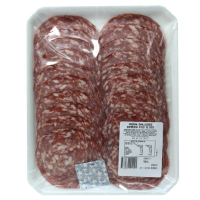 [BULSLISOPMIL-KC18] Propan- Sliced Sopressa Mild r/w 500g