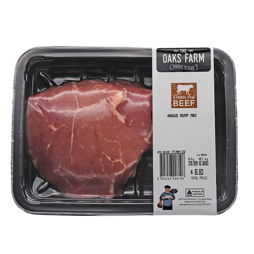 [BUTRETANGRUMMB2-K] The Oaks Retail Trays Angus Rump Mb2