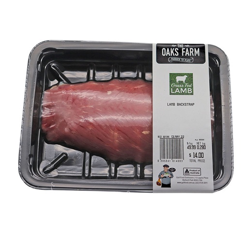 [BUTRETLAMBAC-K] The Oaks Retail Trays Lamb Backstrap