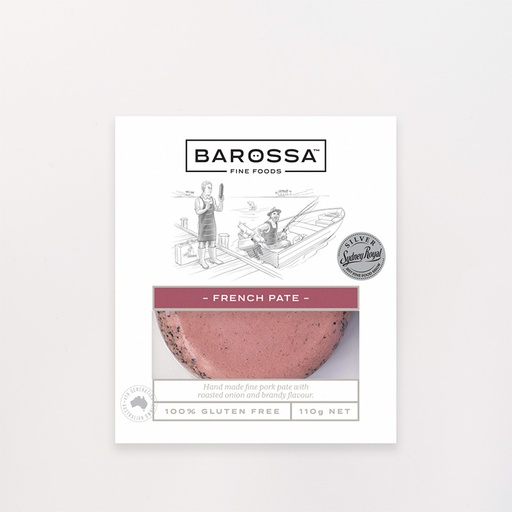 [BVPATFRE110-B] Barossa Fine Foods- Pate French 6 x 110g