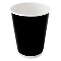 [COFCUPBLA8] coffee cup black 8oz 500's * [B] 