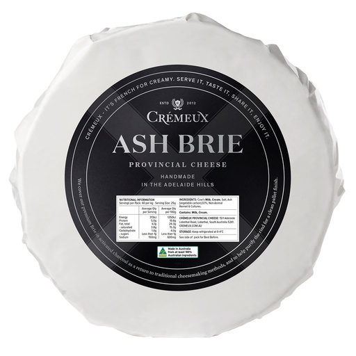 [CREBRIASH1-B] Cremeux- Brie Ash 2 x 1kg