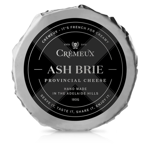 [CREBRIASH180-B] Cremeux- Brie Ash 6 x 180g