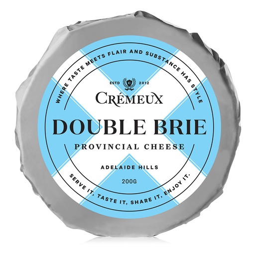 [CREBRIDOU200] cremeux double BRIE 6 x 200g [B]