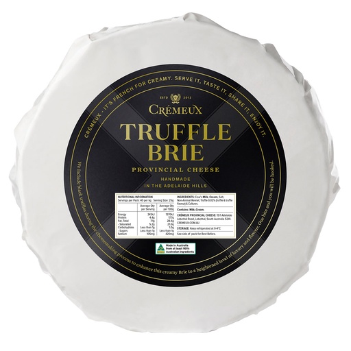 [CREBRITRU1-B] Cremeux- Truffle Brie 2 x 1kg