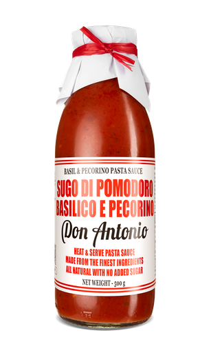 [DONANTBASPEC500-B] Don Antonio- Sauce Basil & Pecorino 6 x 500g