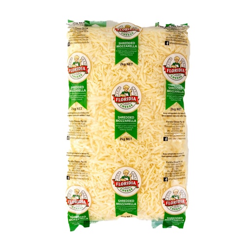 [FLOMOZSHR-UC6] Floridia- Mozzarella Shredded 2kg