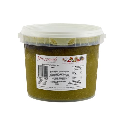 [GUZBAS2-UC4] Guzzardi Basil Pesto Caterers x2kg