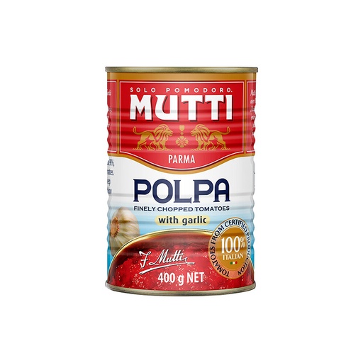 [MUTPOLCHOGAR400-B] Mutti- Polpa Chopped Garlic 12 x 400g