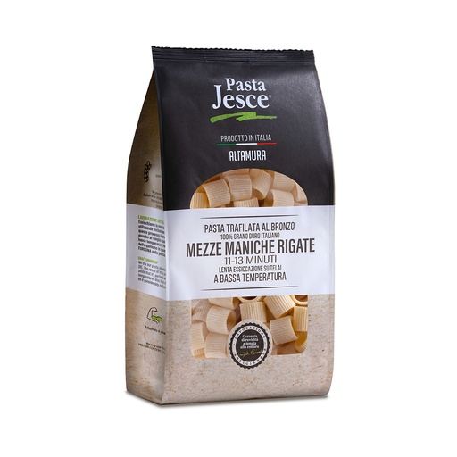 [PASJESMEZMANRIG-B] Pasta Jesce- Mezze Maniche 12x500g (6030)