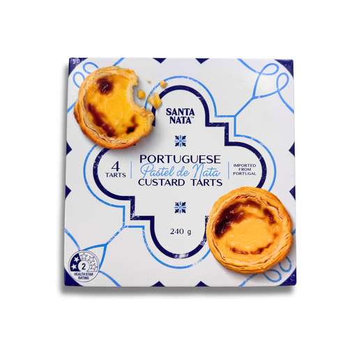 [KEBPORTAR240-B] Kebia- Portuguese Tarts Retail Cooked 4 x 60g x 15*