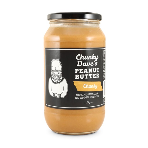 [PSCHUPEABUT1] pepe saya chunky dave chunky peanut butter 1kg [U]