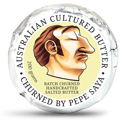 [PSCULBUTSAL200-B] Pepe Saya- Cultured Salted Butter 6 x 200g