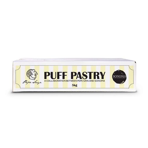 [PSPUFAS5-B] Pepe Saya- Puff Pastry 5kg (10 x 500gm Sheets)