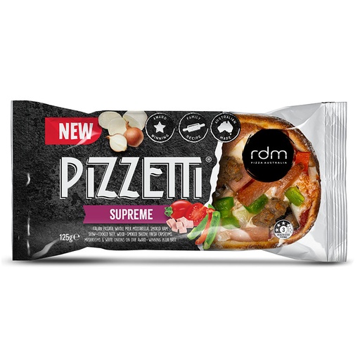 [RDMBULPIZSUP-B] RDM- Bulk Pizzetta Supreme 24 x125gm *
