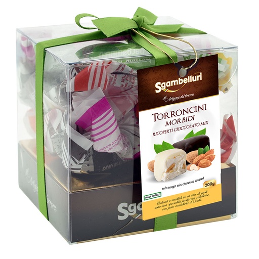 [SGA341-B] Sgambelluri- Cubo Torroncini Morbidi Mix 12 x 200g* (341)