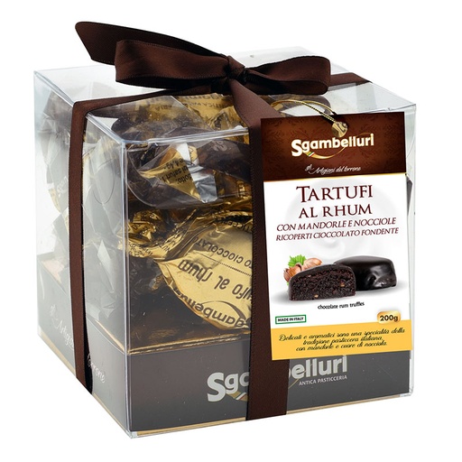 [SGA364-B] Sgambelluri- Cubo Tartufi al Rhum 200gx12* (364)