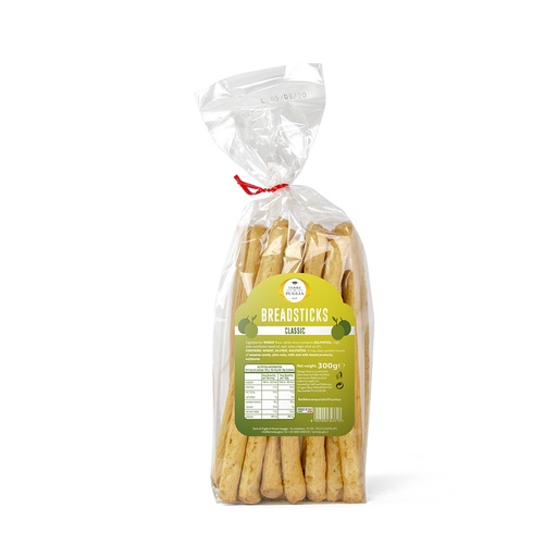 [TERTARGRICLA300-B] Terre Di Puglia- Tarallo Grissini Classic 14 x 300g