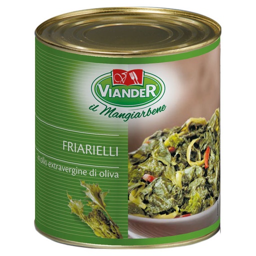 [VIAFRIEVO800-U] Viander- Friarielli In Extra Virgin Olive Oil 800g