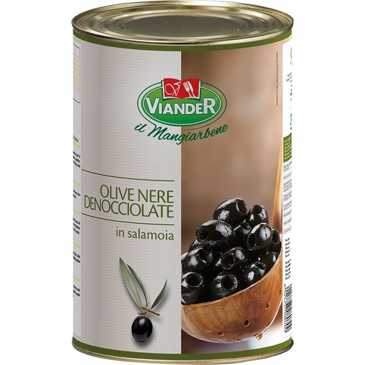 [VIAOLISTOBLA-U] Viander- Olives Spanish (Pitted) Black 4.3kg
