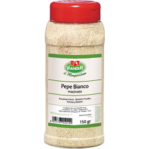 [VIAPEPWHIGRO400-U] Viander- Pepper White Ground 400g