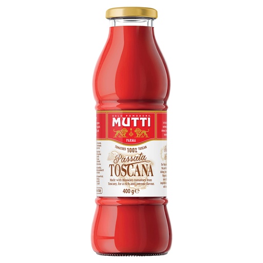 [MUTREGPASTUS] mutti regional passata sauce tuscany 6 x 400g [B]