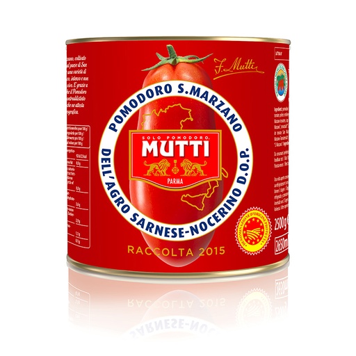 [MUTSANMAR2.5-B] Mutti- San Marzano Peeled 6 x 2.5kg