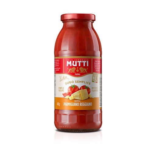 [MUTSIMSUGPARREG-B] Mutti- Sugo Semplice Parmigiano Reg 6x400g