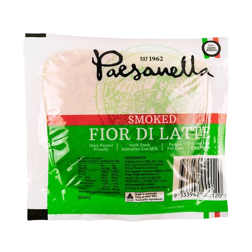 [PAEFDLSMO] paesanella fior di latte SMOKED 500g (10) [U]