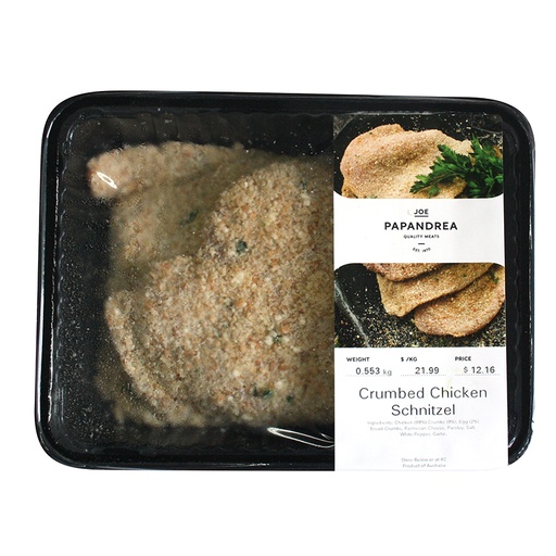 [PAPRETCHISCHCRU] jpqm retail chicken snitzel crumbed [K]