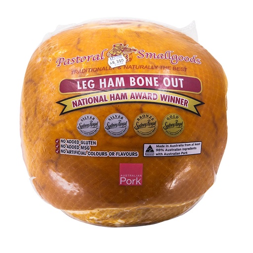 [PASHAMLEGBONOUT] pastoral ham leg bone out full 8kg [K]