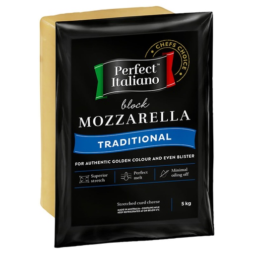 [PERMOZLOA5-B] Perfect- Mozzarella Loaf 2 x10kg