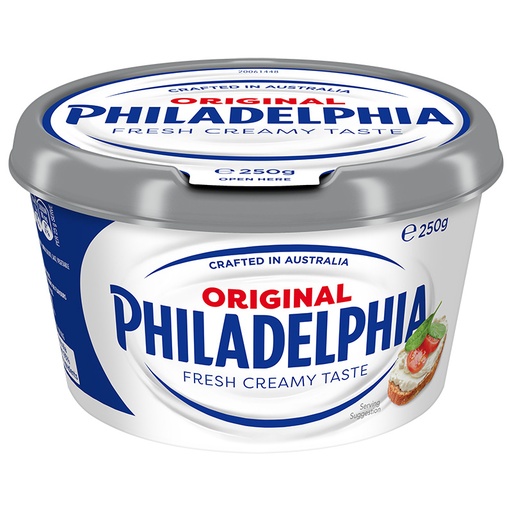 [PHICRECHE250-B] Philadelphia Cream Cheese Tub 12x250gm