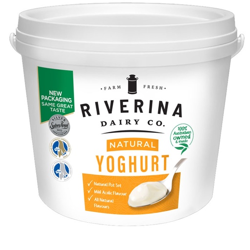 [RIVYOGNAT10-U] Riverina- Yoghurt Natural 10kg