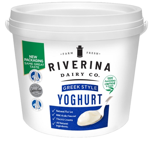 [RIVYOGNATTHI10-U] Riverina- Yoghurt Greek Thickened 10kg