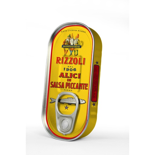 [RIZANC50] rizzoli 53 anchovy fillets in spicy sauce 18 x 50g B]