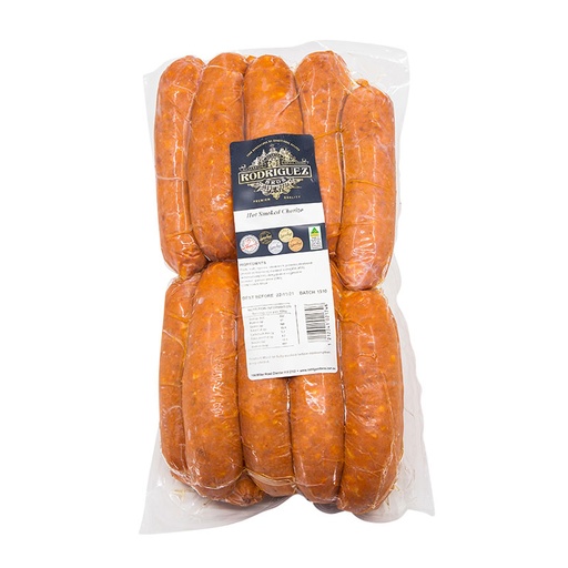 [RODCHOSMOHOT-K] Rodriguez- Chorizo Smoked Hot r/w 2kg
