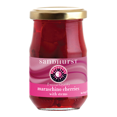 [SANCHEMAR225-B] Sandhurst- Maraschino Cherries 6x225g (ITALMAR225)