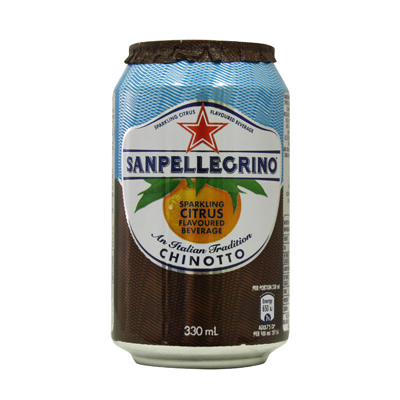 [SANPELCHICAN-B] San Pellegrino- Chinotto Cans 4x(6x330ml)*