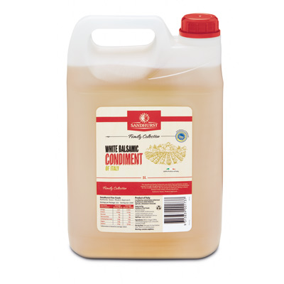 [SANWHITE2-UC2] Sandhurst- White Wine Vinegar 5L (WHITE2)