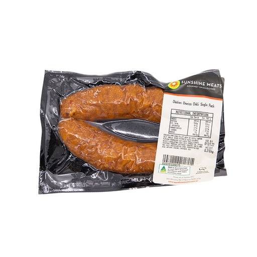 [SUNCHOCHISINHOT-K] Sunshine- Chorizo Chicken Singles Hot r/w 300g