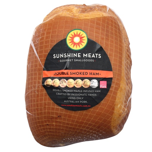 [SUNHAMDOUSMO-KC3] Sunshine- Ham Double Smoked Full r/w 7.5kg
