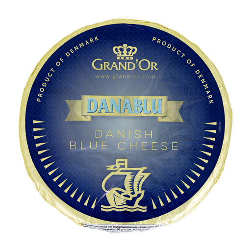 [UNIBLUCHEWHE3-KC2] Grand'Or- Danish Blue Vein Cheese Wheel 3kg