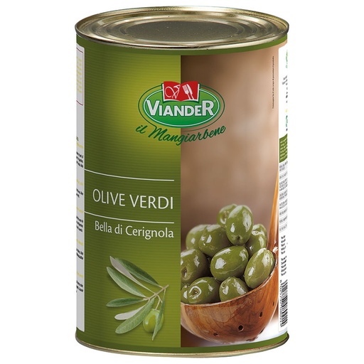 [VIAOLICERGRE5-U] Viander- Olives Bella Di Cerignola Green 4.2kg