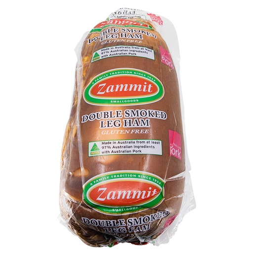 [ZAMHAMDOUSMO-KC2] Zammit- Ham Double Smoked r/w 7kg